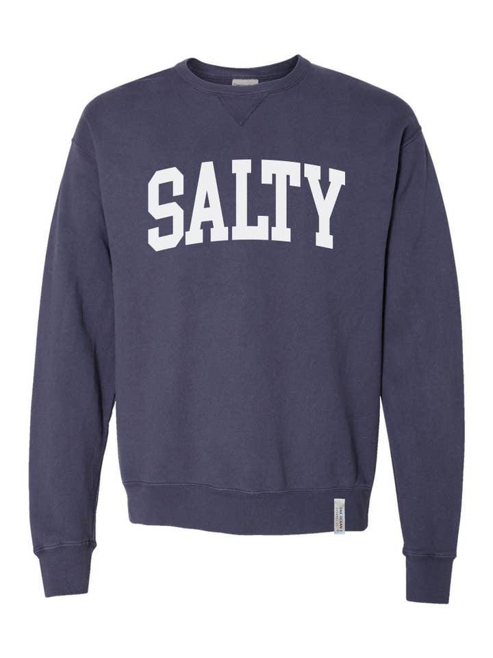 One Ocean Apparel Co.. - Wholesale Graphic Sweatshirt - Unisex - SALTY Crewneck - CUSTOM COLORS9