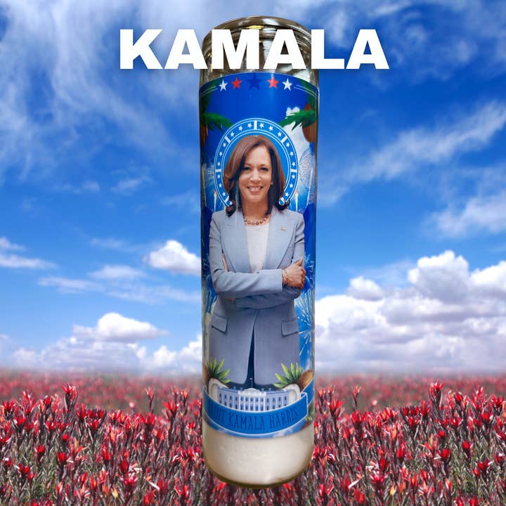 The Luminary and Co. - Venta al por mayor Vela votiva - La luminosa vela santa de oración de Kamala Harris