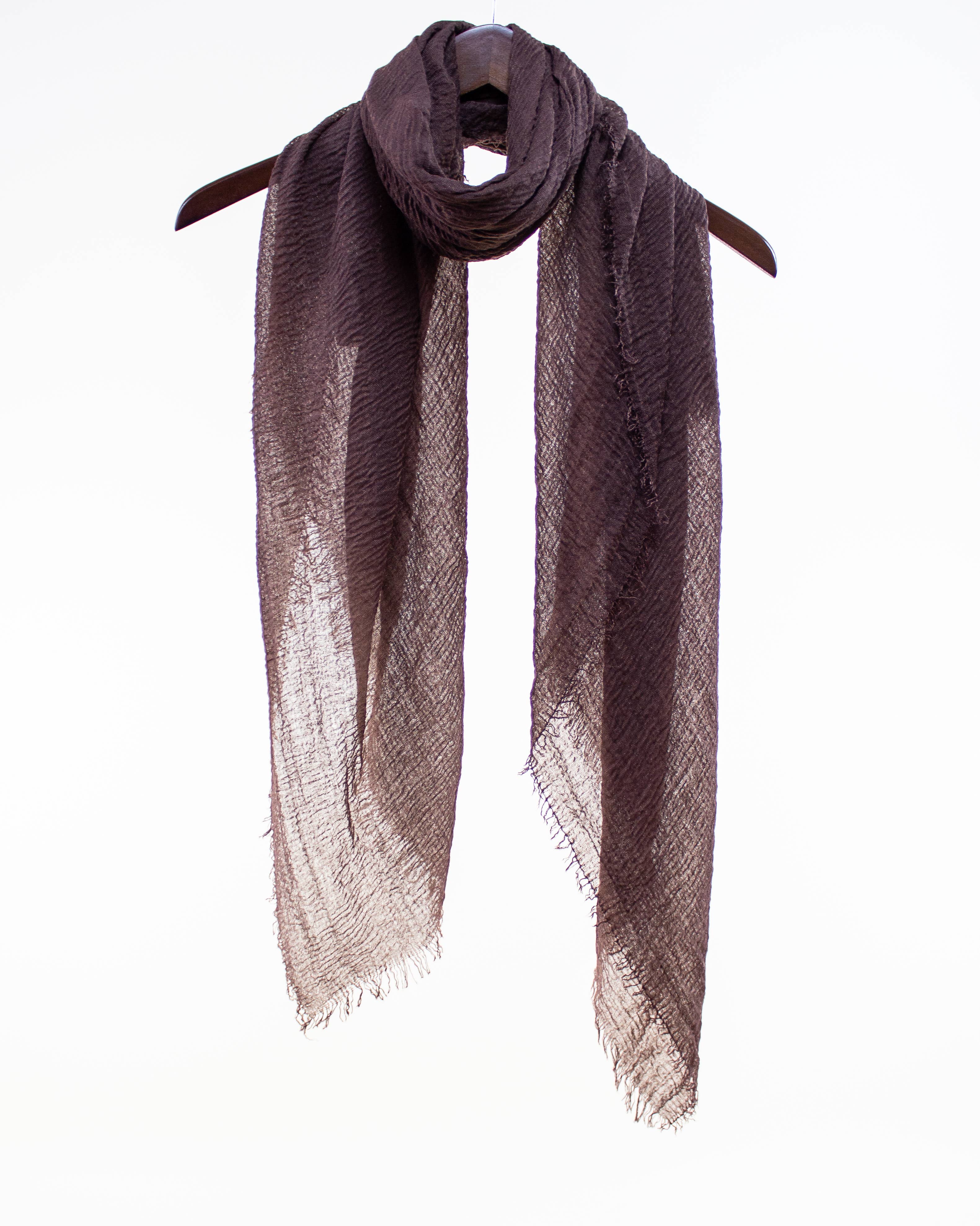 Original USA - Vente Écharpe – femme - Écharpe en coton transparent2