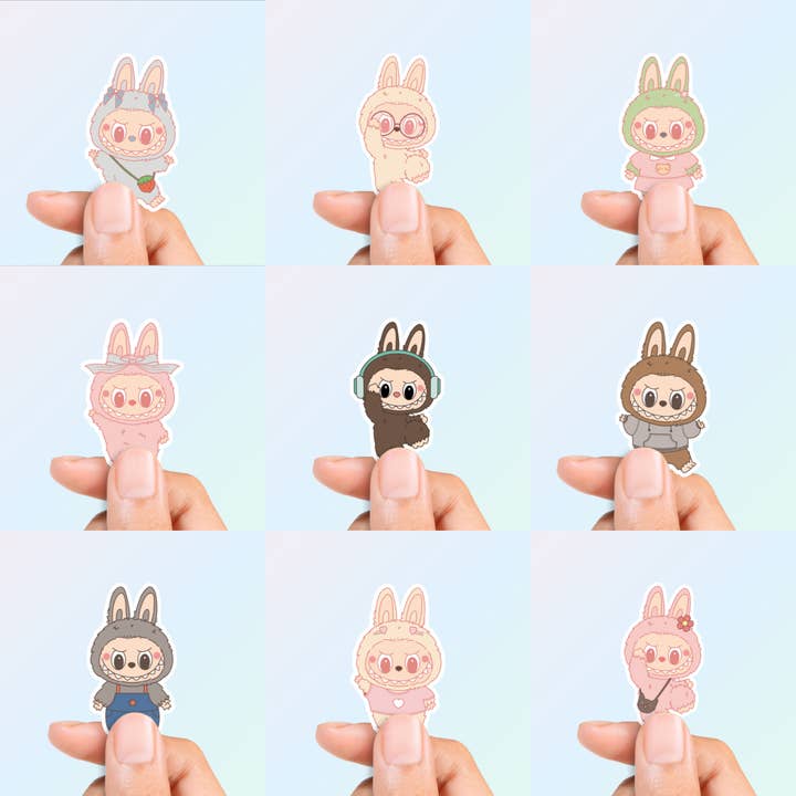 Over the Luna - Wholesale Sticker - Labubu Sticker2