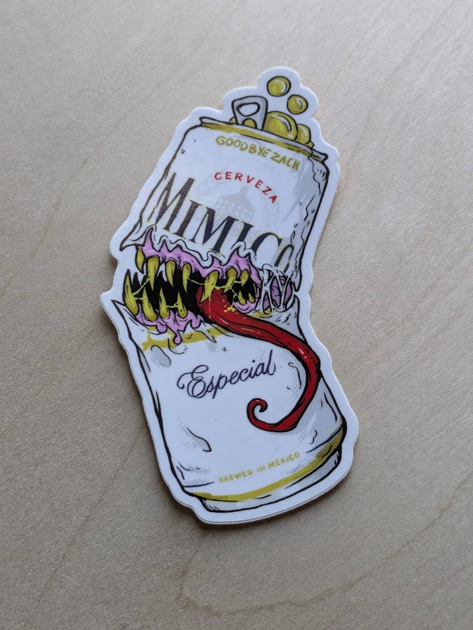 Goodbye Zach - Wholesale Sticker - Mimico Beer | Vinyl Sticker | Food Monster1