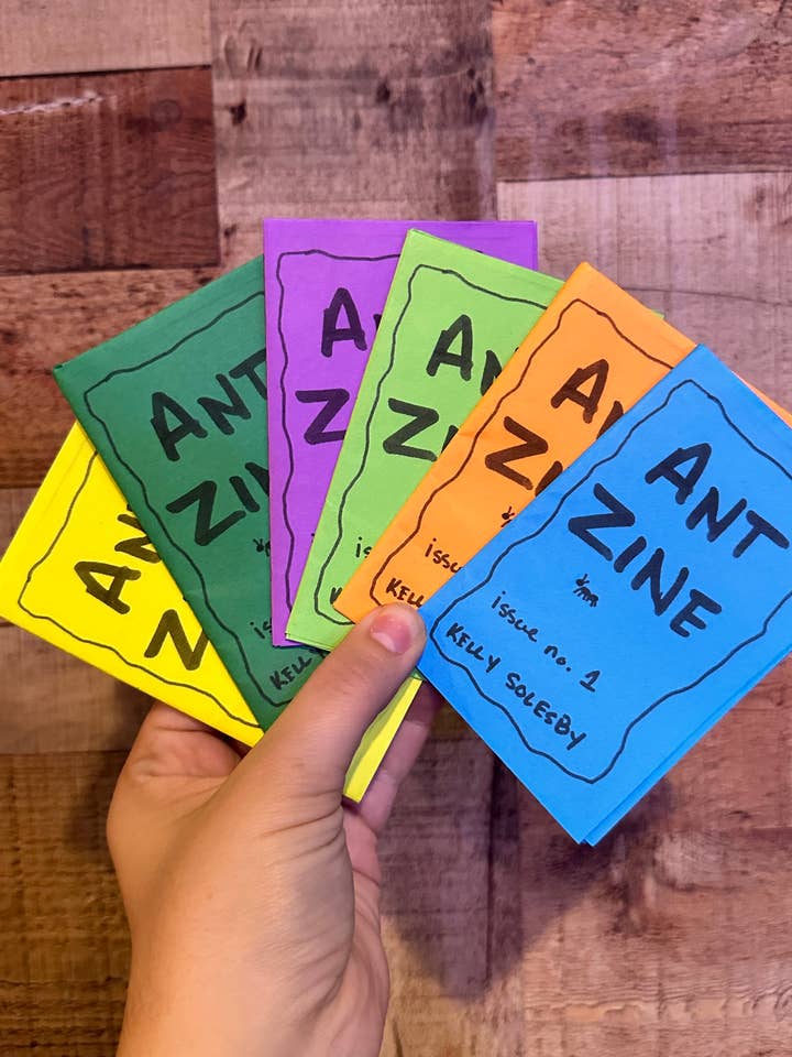 Ant Zine | Mini Zine | Insect Art | Silly Stocking Stuffer for wholesale by Out Yonder Creative