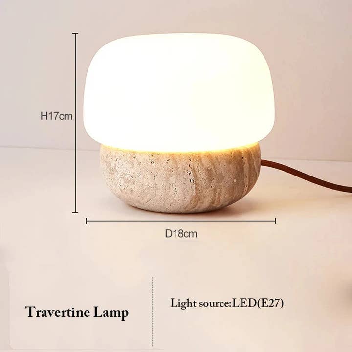 Kiyo Home - Wholesale Accent/Desk Lamp - Stone Mushroom Lamp8
