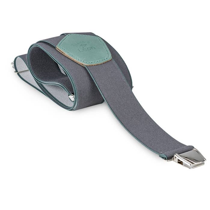 Tirantes anchos Gatsby gris para venta al por mayor de Les Bretelles De Léon