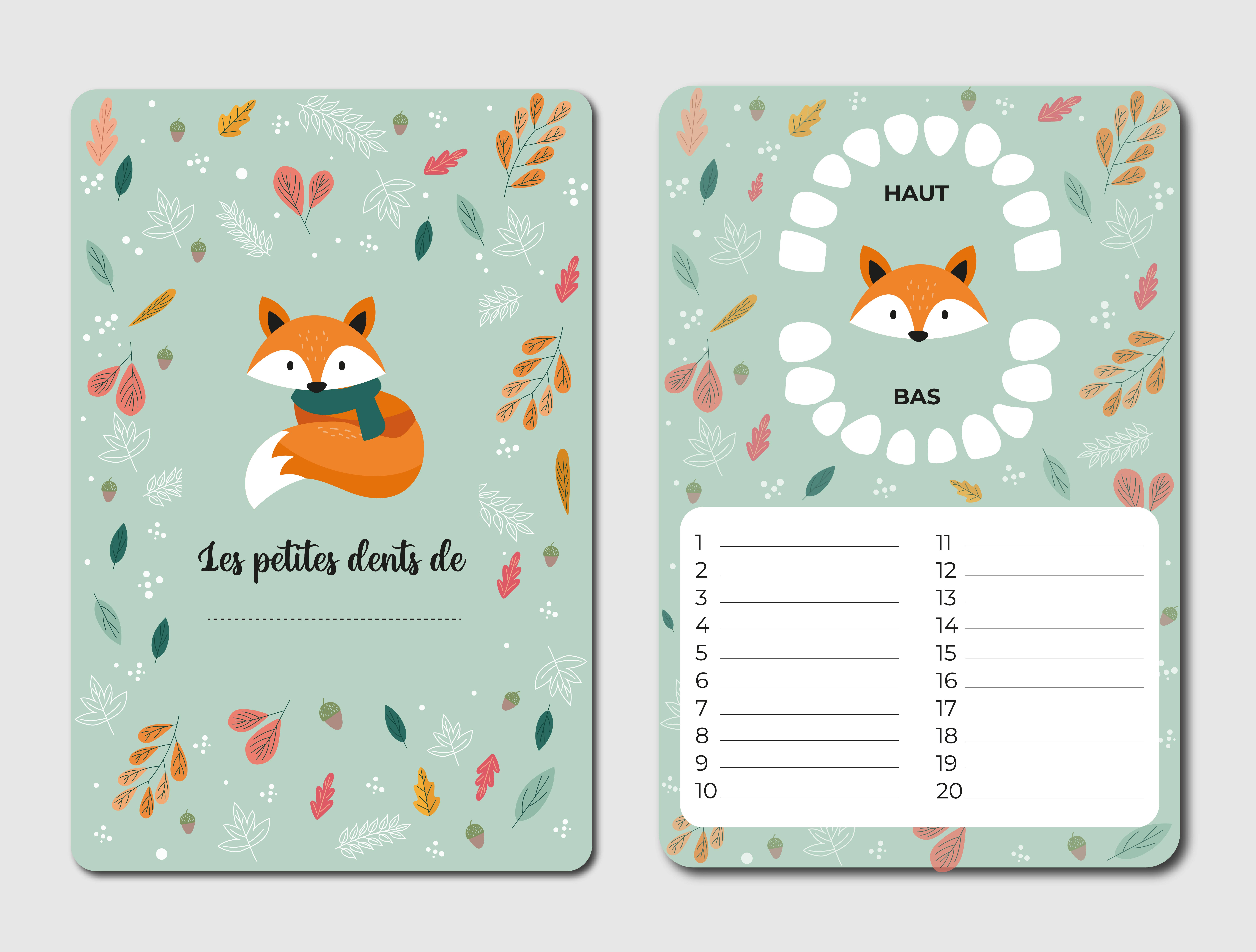 PETITS LARDONS - Wholesale Milestone Art/Keepsake - Kids & Baby - map “The little teeth of...”0