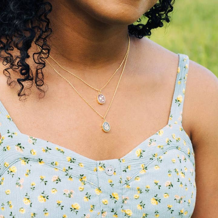 Jill Makes - Wholesale Pendant/Charm Necklace - Gemstone Symbol Necklaces