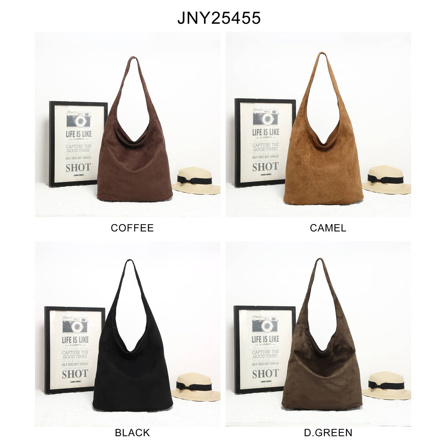 House of Milano - Venta al por mayor Bolso con correa - Mujer - Bolso de Gamuza Vegana 254559