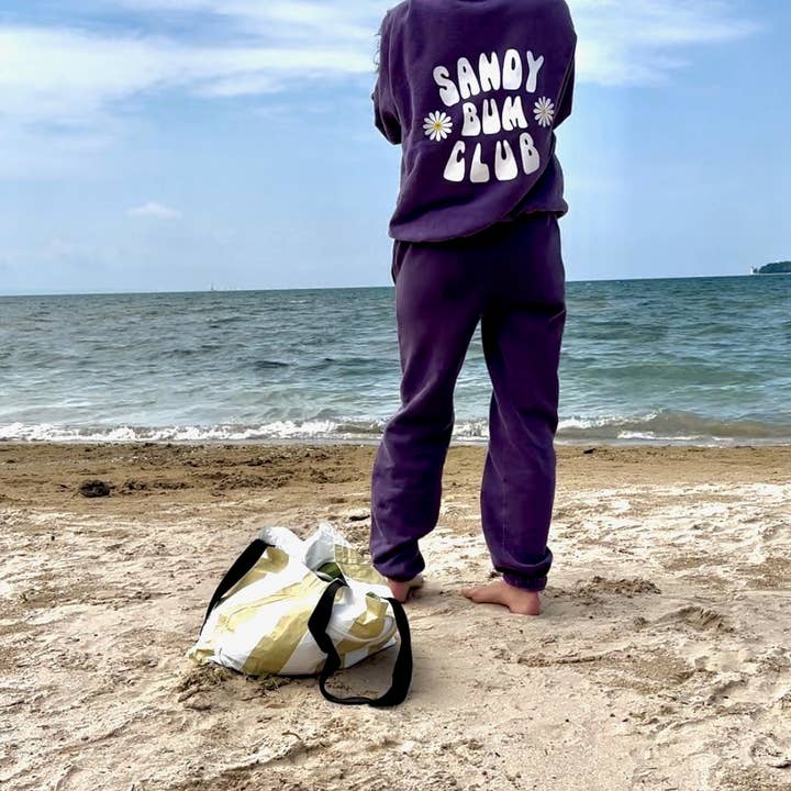 Planks Canada - Wholesale Hoodie - Women's - Purple Sand Sandy Bum Club Hoodie