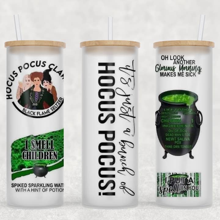 Hocus Pocus I Smell Children Claw Funny Tumbler Koozie for wholesale by BreakOut Outfitters