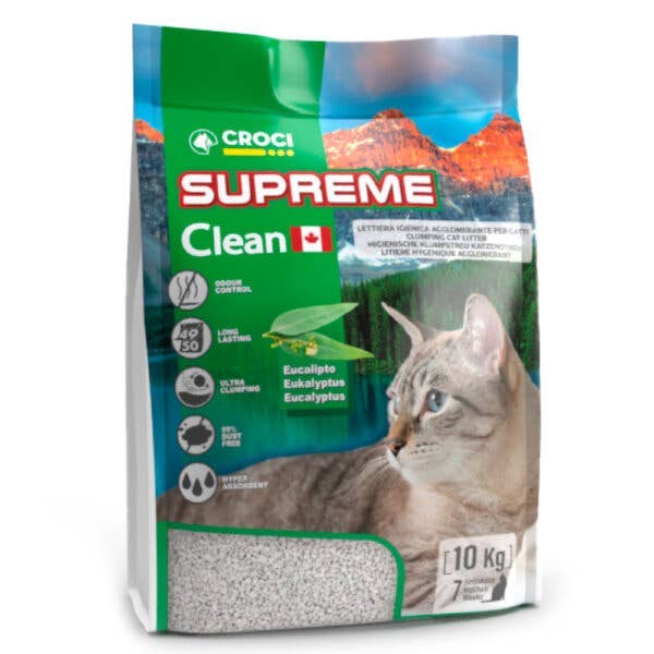 Croci Group - Wholesale Cat litter box - Cat Litter - Supreme Clean Eucalyptus - Croci0