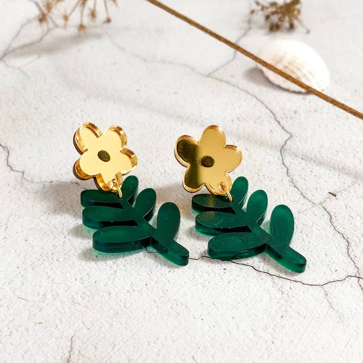 Flora Stud Örhängen för wholesale av Kate Rowland