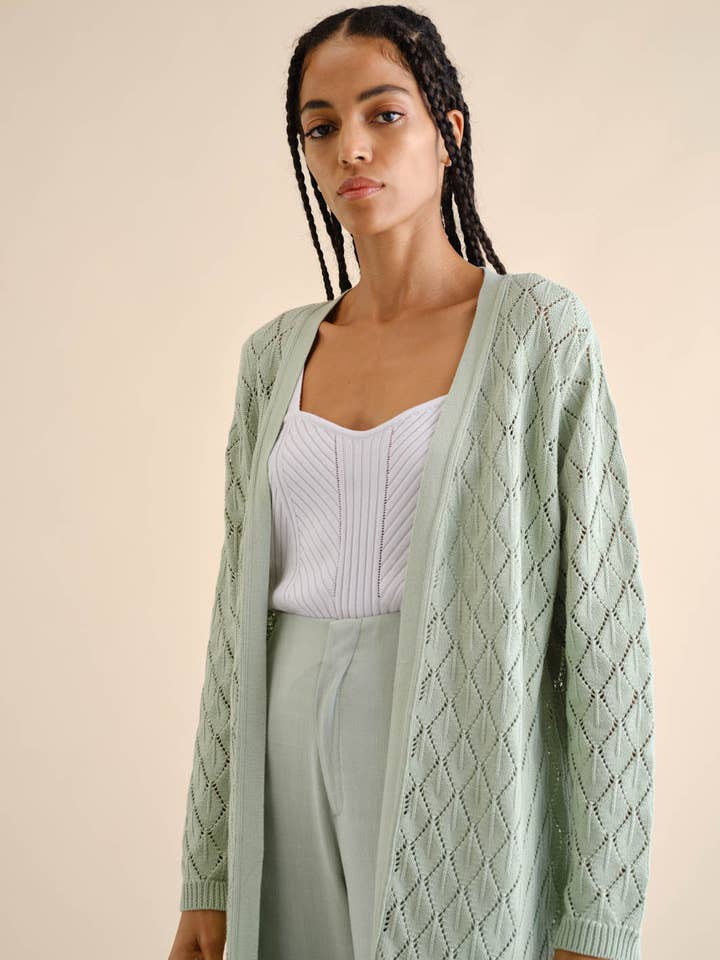 Midi mesh jakke for engroshandel hos GUIMANOS