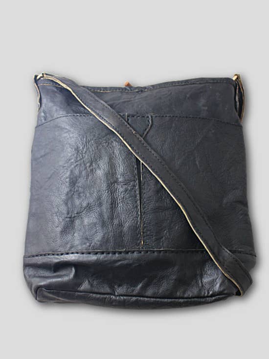 Cruelty Free Leather Crossbody Bag for wholesale by Ganesh Himal Trading