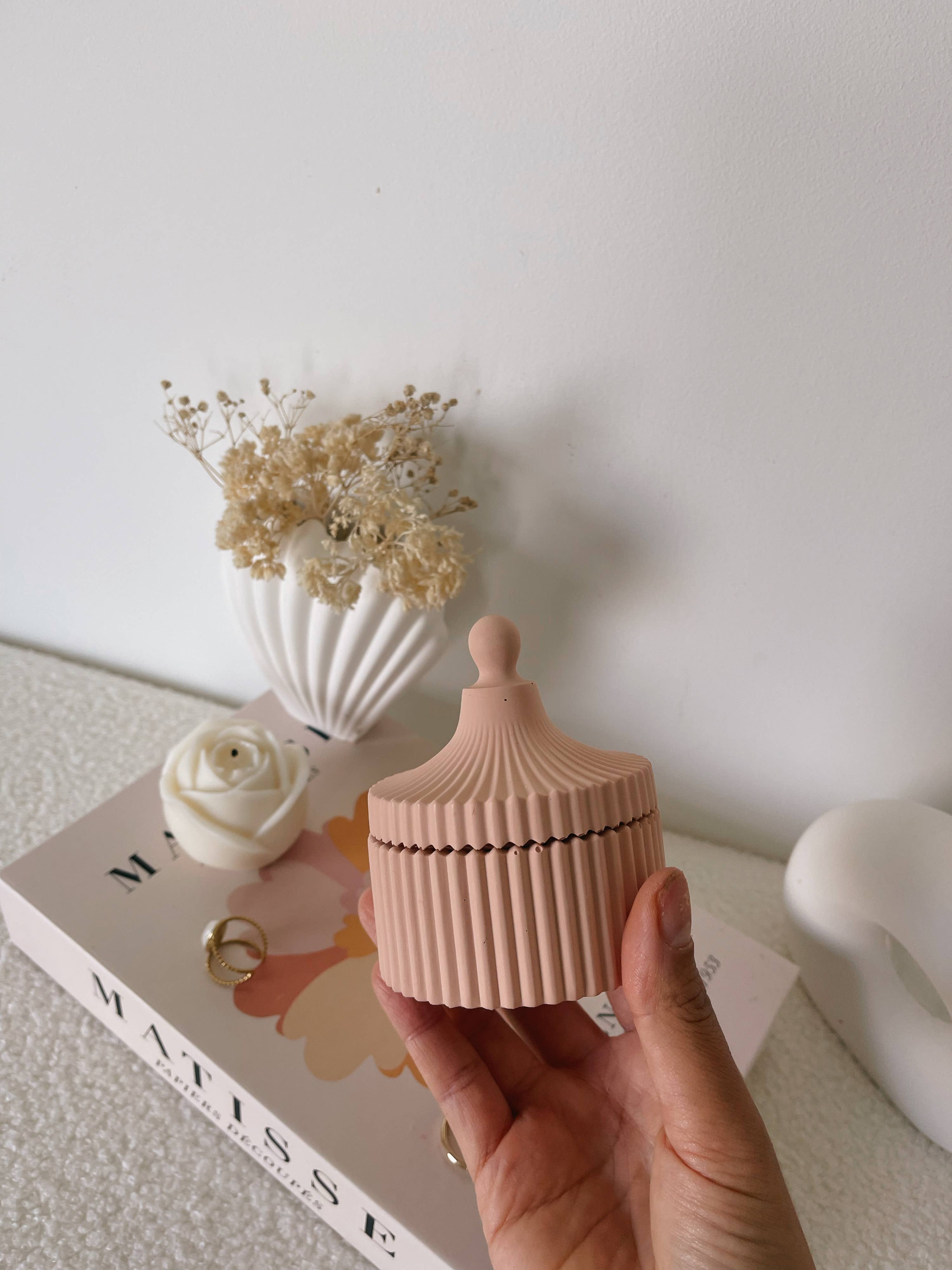 My Milky Candle - Wholesale Decorative Jar - Amelia colors to choose from4