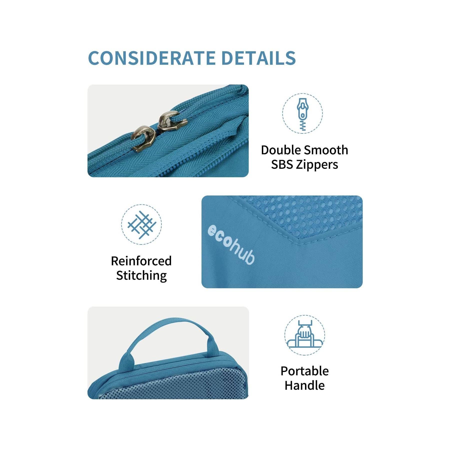 NARWEY INC - Wholesale Packing Cube - 4pcs Compression Packing Cubes, Suitcases Organiser Bag42