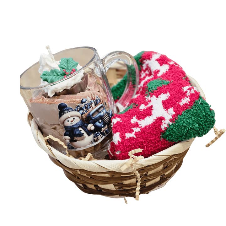 Sab&co - Wholesale Jar/Filled Candle - Chestnut Brown Sugar Candle – Cocooning set with socks5