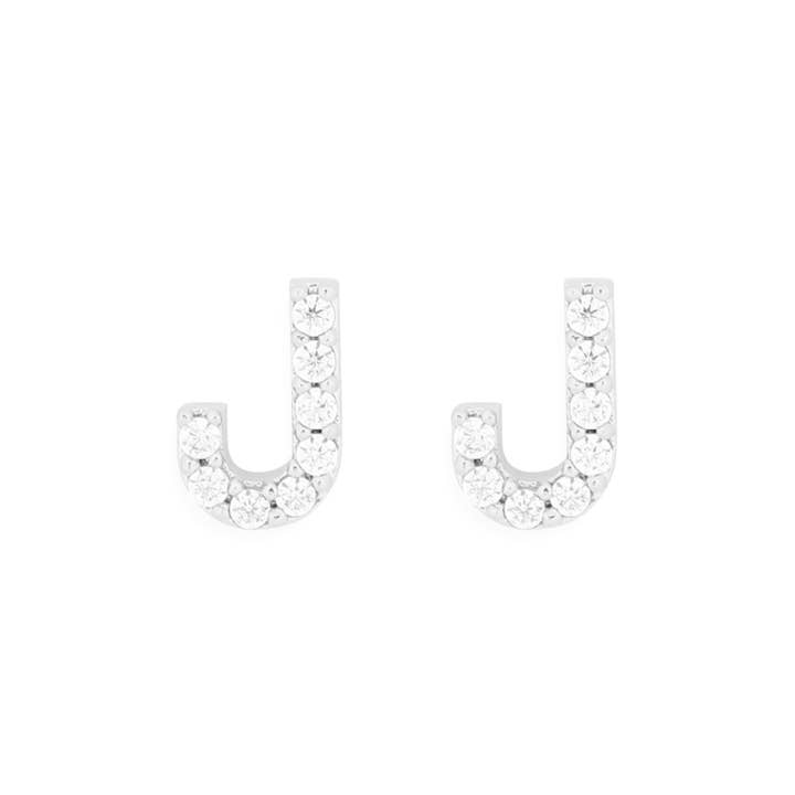 MYS Wholesale Inc - Wholesale Stud/Post Earrings - Cubic Zirconia Initial Earrings18