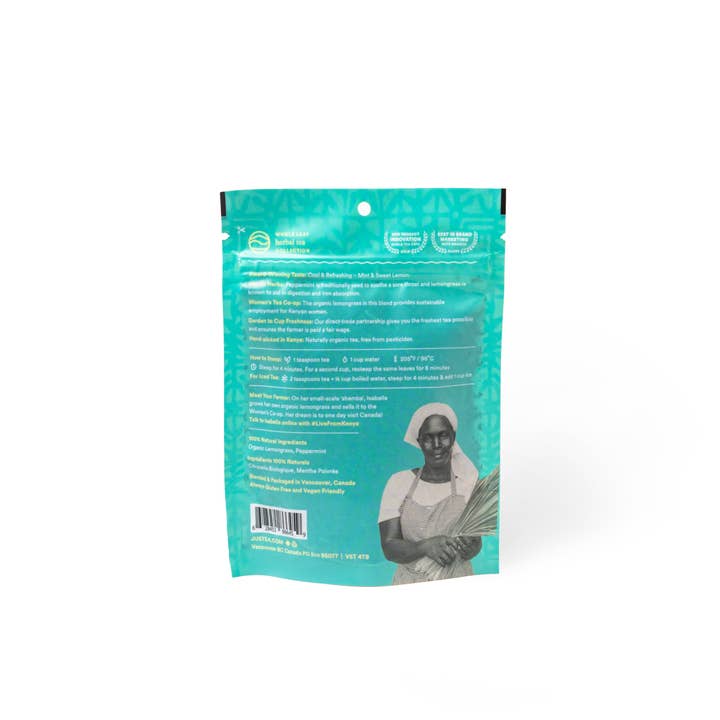 JusTea - Vente Thé en vrac - Pochette de désintoxication à la menthe poivrée - Tisane issue du commerce équitable1
