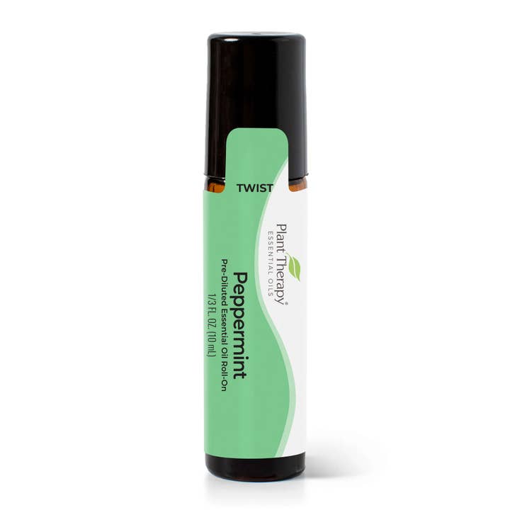 Roll-on prediluito con olio essenziale di menta piperita da 10 ml per la vendita all'ingrosso da parte di Plant Therapy