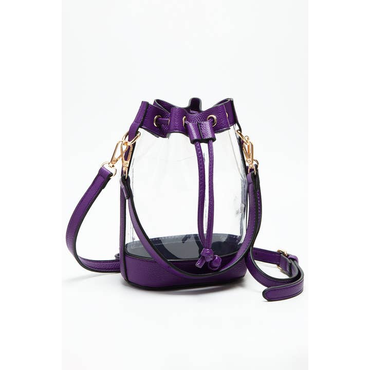 Hana - Wholesale Crossbody bag – Women's - Clear Crossbody Stadium Bucket Bag8
