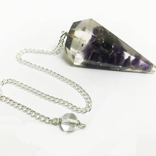 Green Tree - Wholesale Meditation Supplies - Pendulum Orgone-Amethyst0