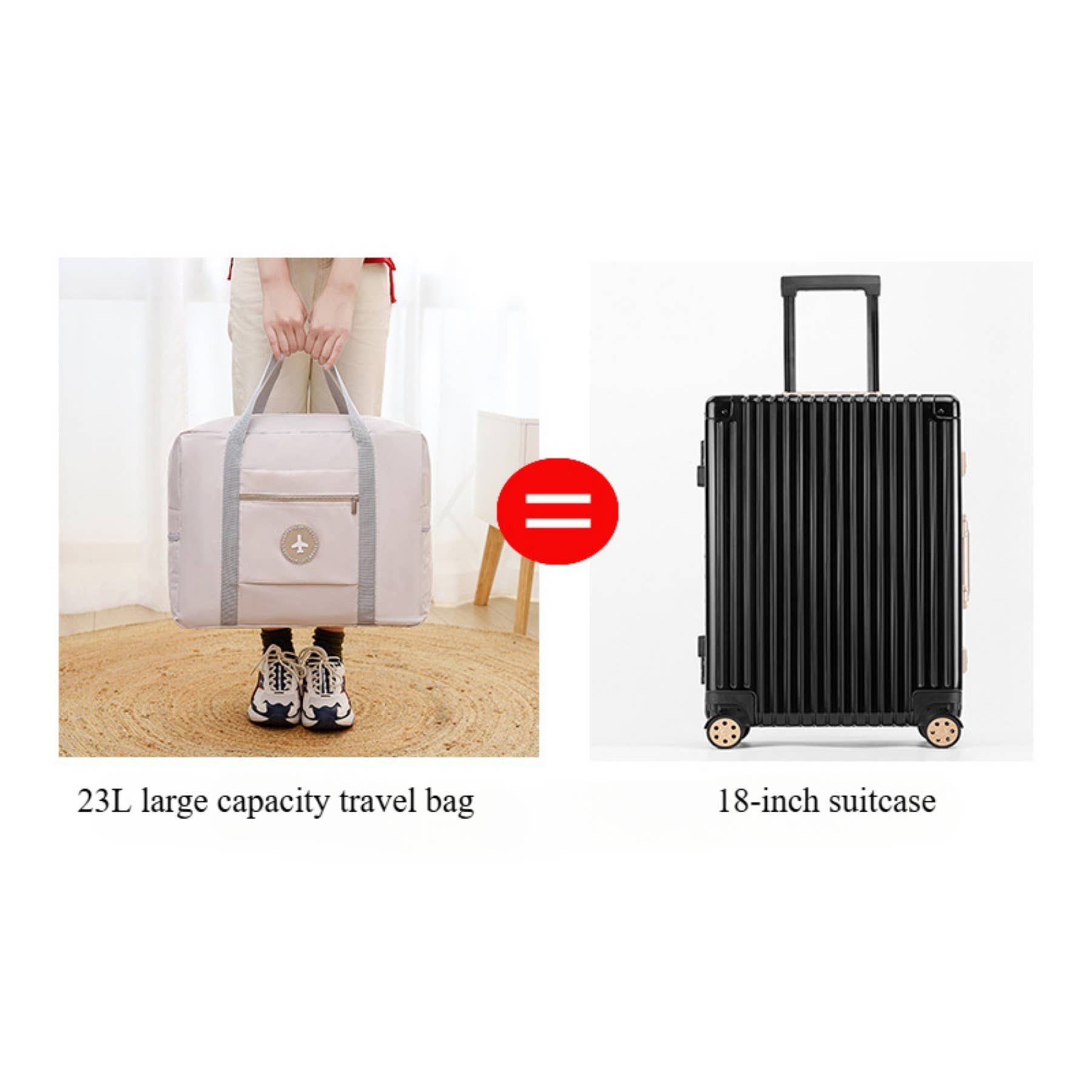 wandf - Wholesale Weekender Bag - Women's - Versatile Foldable Travel Bag with Trolley Sleeve for Women14