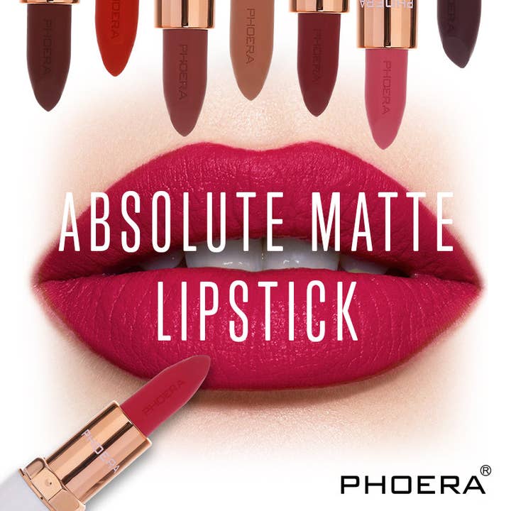 My Wholesale Warehouse - Wholesale Lipstick - Phoera Absolute Matte Lipstick