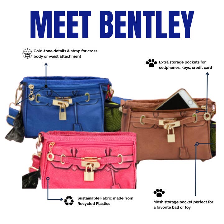 Bentley Treat & Training Bag for wholesale by A Pet with Paws® LLC