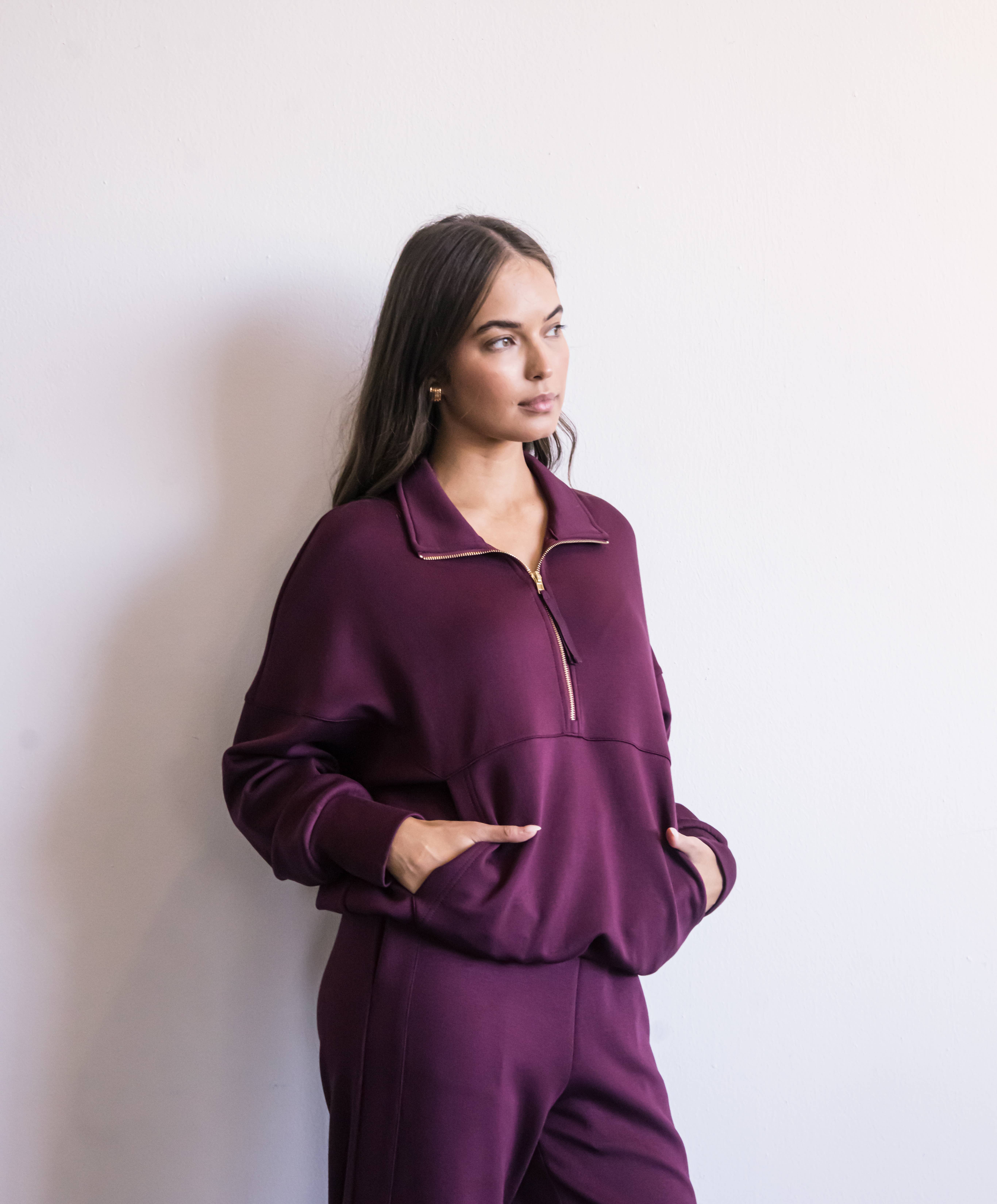 P. CILL - Vente Sweat-shirt – femme - Pull zippé P. CILL Butter en modal29