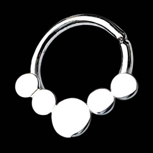 5-skivig boho-septumring för wholesale av Inchoo bijoux inc