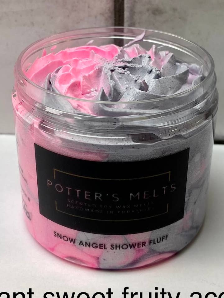 Snow Angel Shower Fluff
(Whipped Soap) for wholesale by Potter’s Melts