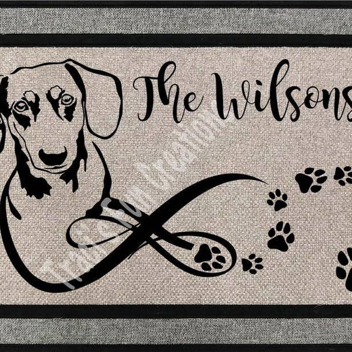 Dachshund Door Mat for wholesale by Traci's Fun Creations