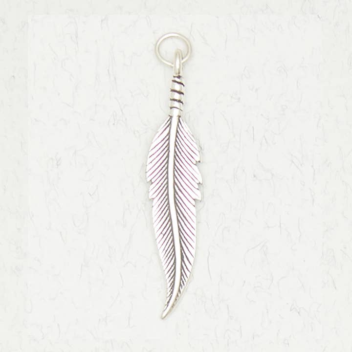 Sterling Silver Pendant - Eagle Feather for wholesale by Nirvana LLC