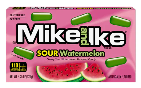 iSweet.ca – wholesale Gummy – Theater Box Mike & Ike Sour Watermelon X120