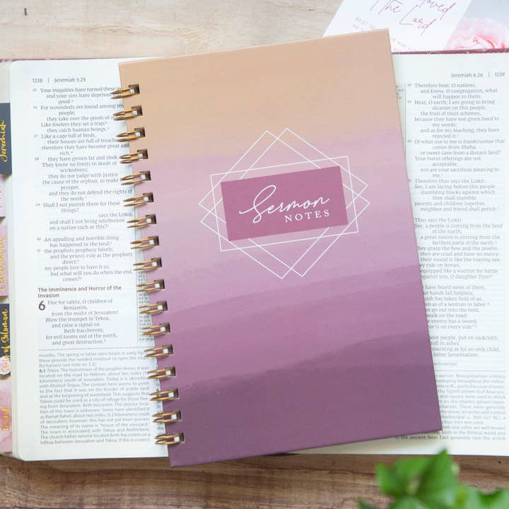 Chosen & Cherished - Wholesale Notebook - Sermon Notebook for Women | Sermon Notes Journal6