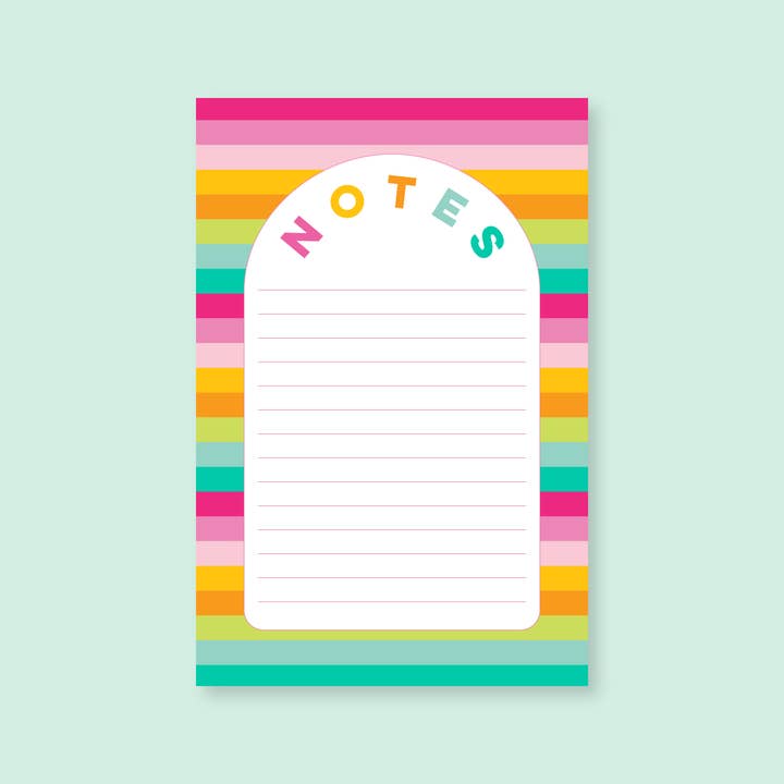 Cleary Lane - Vente Blocs-notes - Bloc-notes | 4 « x6" | Rainbow Sunset1