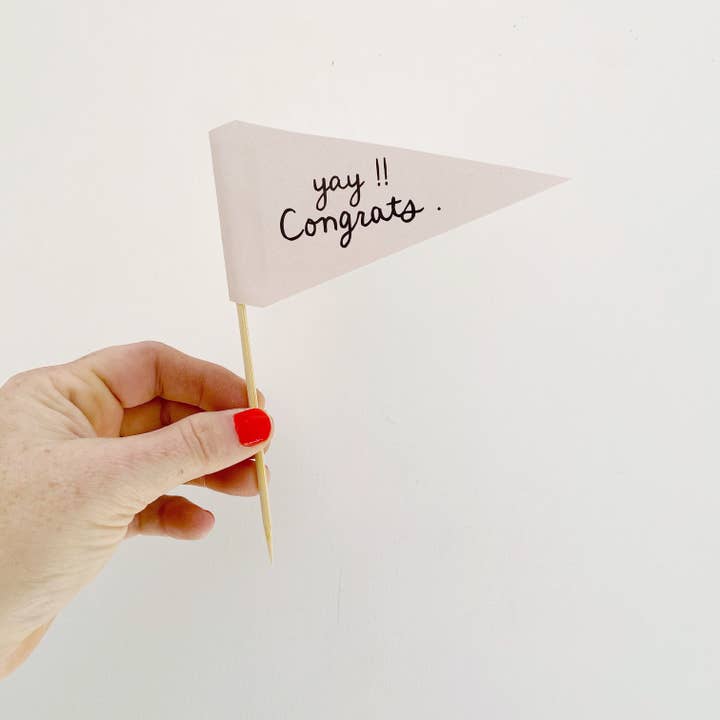 Handpicked Goods - Wholesale Garden/Lawn Stake - Yay, Congrats