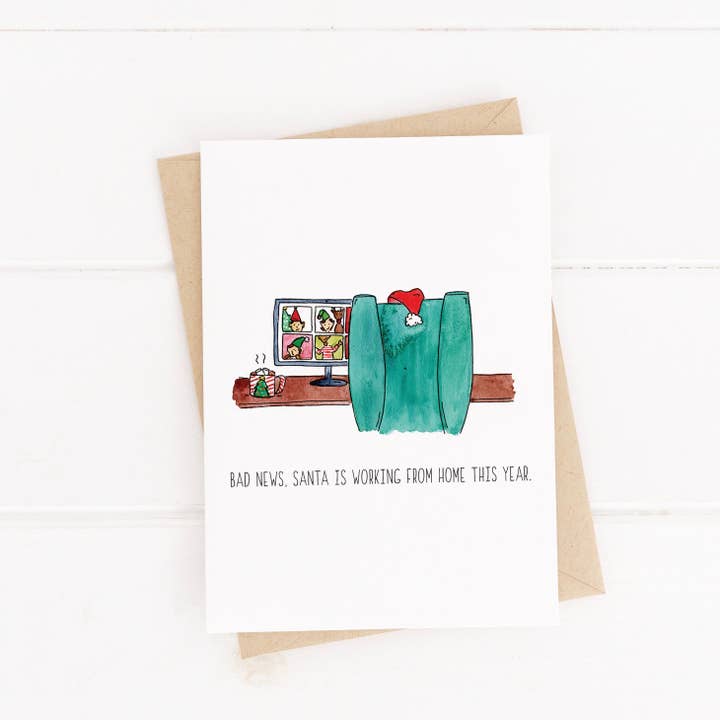 Santa Zoom for engroshandel hos Party Napkins Co.