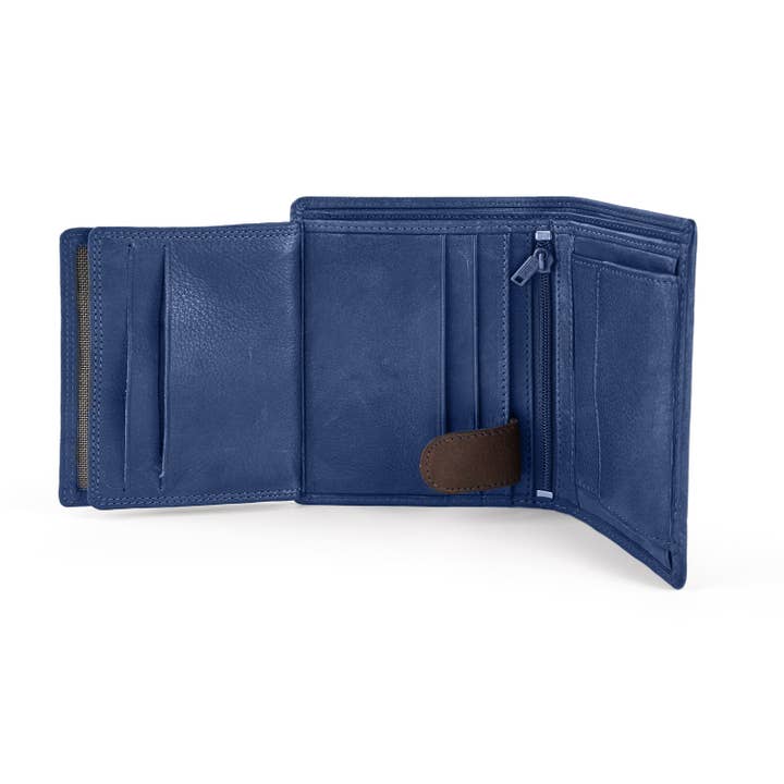 VALTICO - Wholesale Wallet - Men's - Men's leather zippered wallet.3