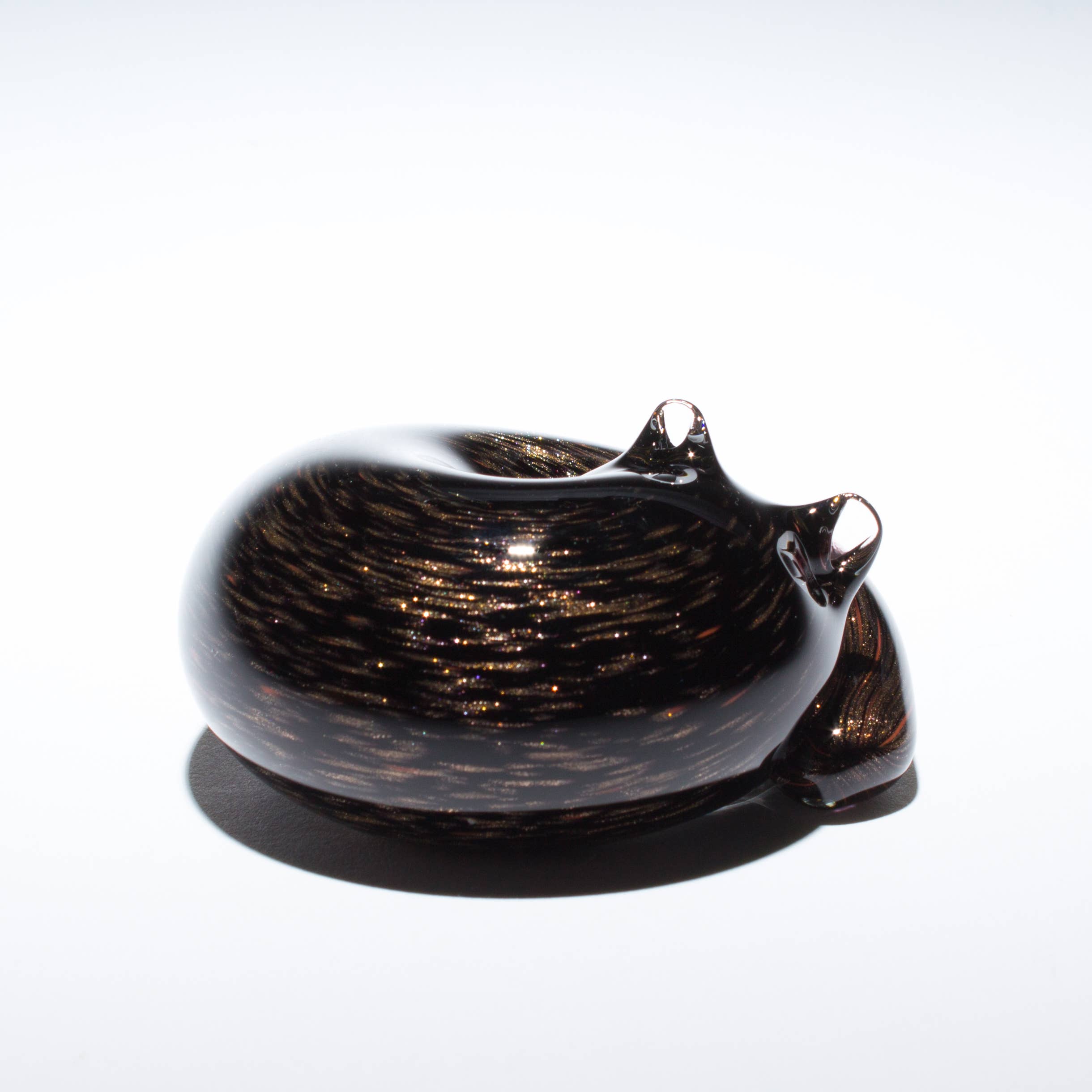 epiphany studios - Vendita all'ingrosso Statuette decorative - Sleeping Kitty - Avventurina dorata1