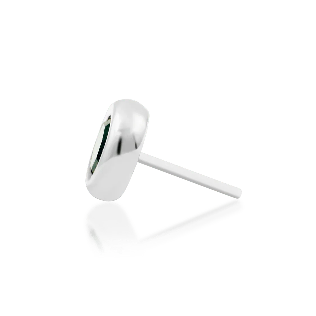 Piercing-zone - Vendita all'ingrosso Orecchini singoli - Alary – Agata Muschiata con Griffe – Terminale Senza Filettatura in Oro 14K9