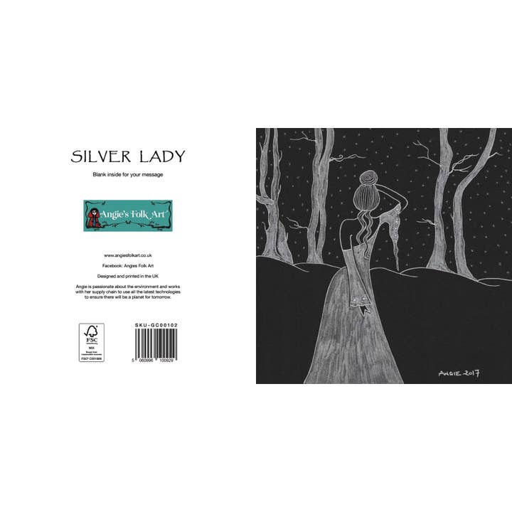 Silver Lady for wholesale by Angies Folk Art
