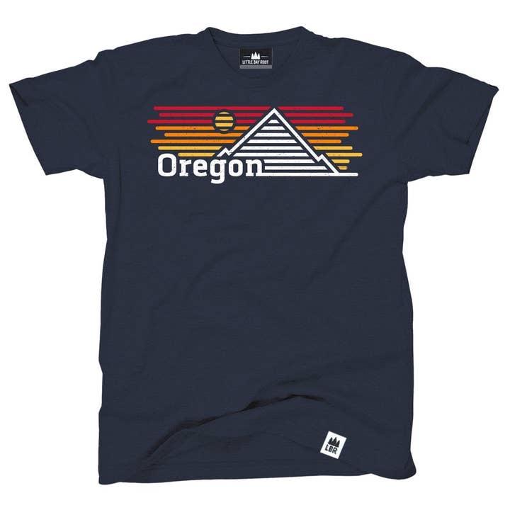 Oregon Horizons | Adult T-Shirt for wholesale by Little Bay Root