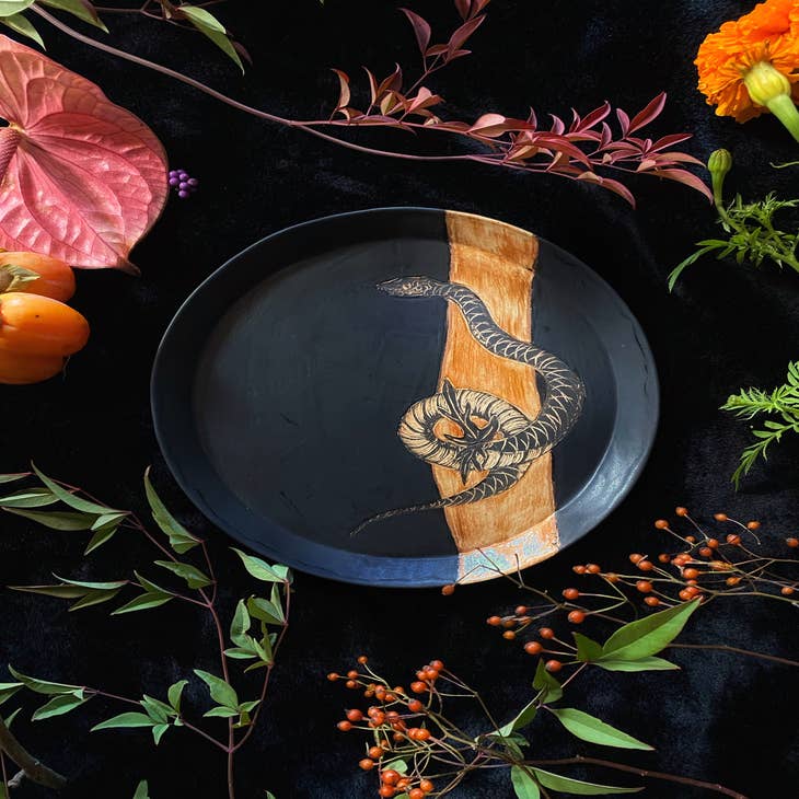 Assiettes et vaisselle (circulaires) noir mat avec texture bois en vente  B2B pour votre magasin – Faire France