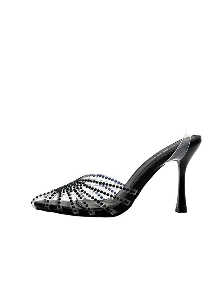Stephan Paris - Venta al por mayor Zapatos de tacón - Mujer - Mulas con tacones transparentes UC-163