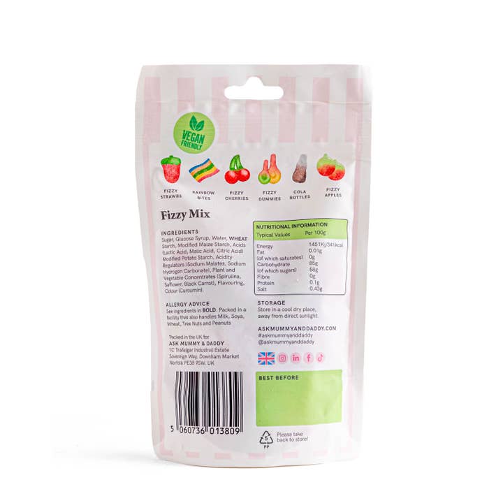 Ask Mummy & Daddy - Wholesale Gummy - Fizzy Mix! Pouch