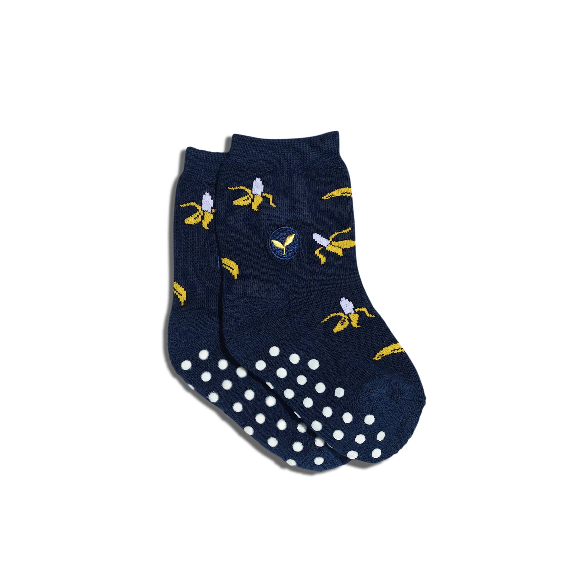 Conscious Step – wholesale Socks – Child – Kids Socks that Plant Trees (Navy Bananas)3