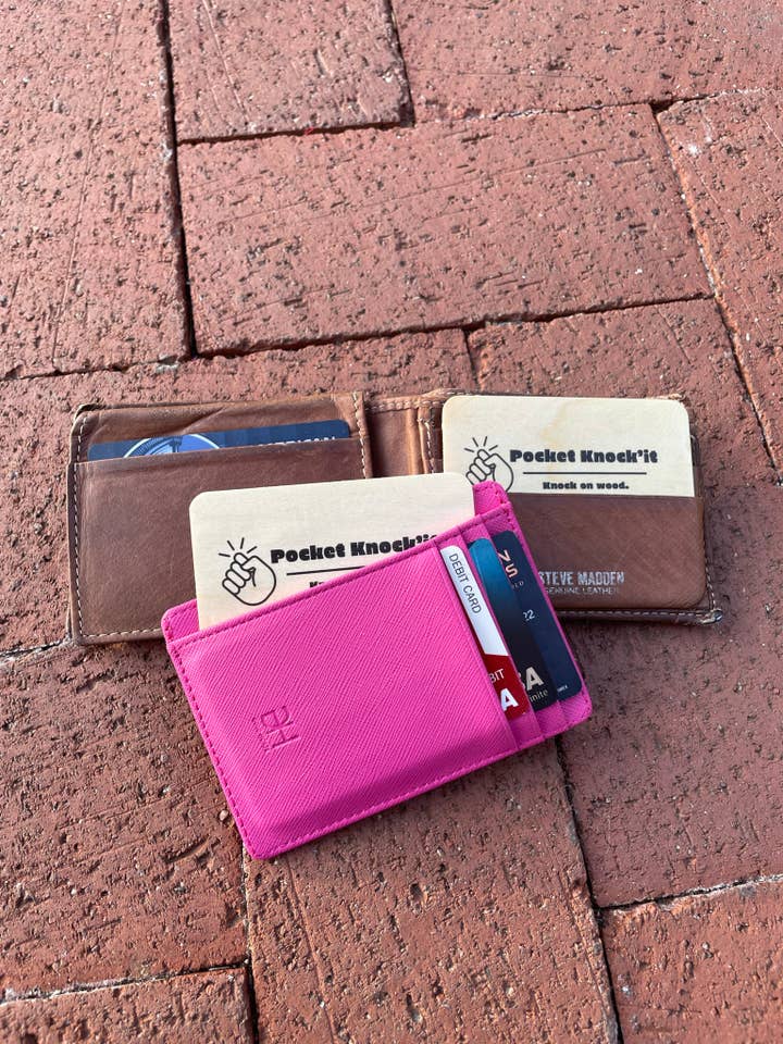 Pocket Knock'it - "Knock on Wood" for Good Luck Gift por atacado de Pocket Knockit