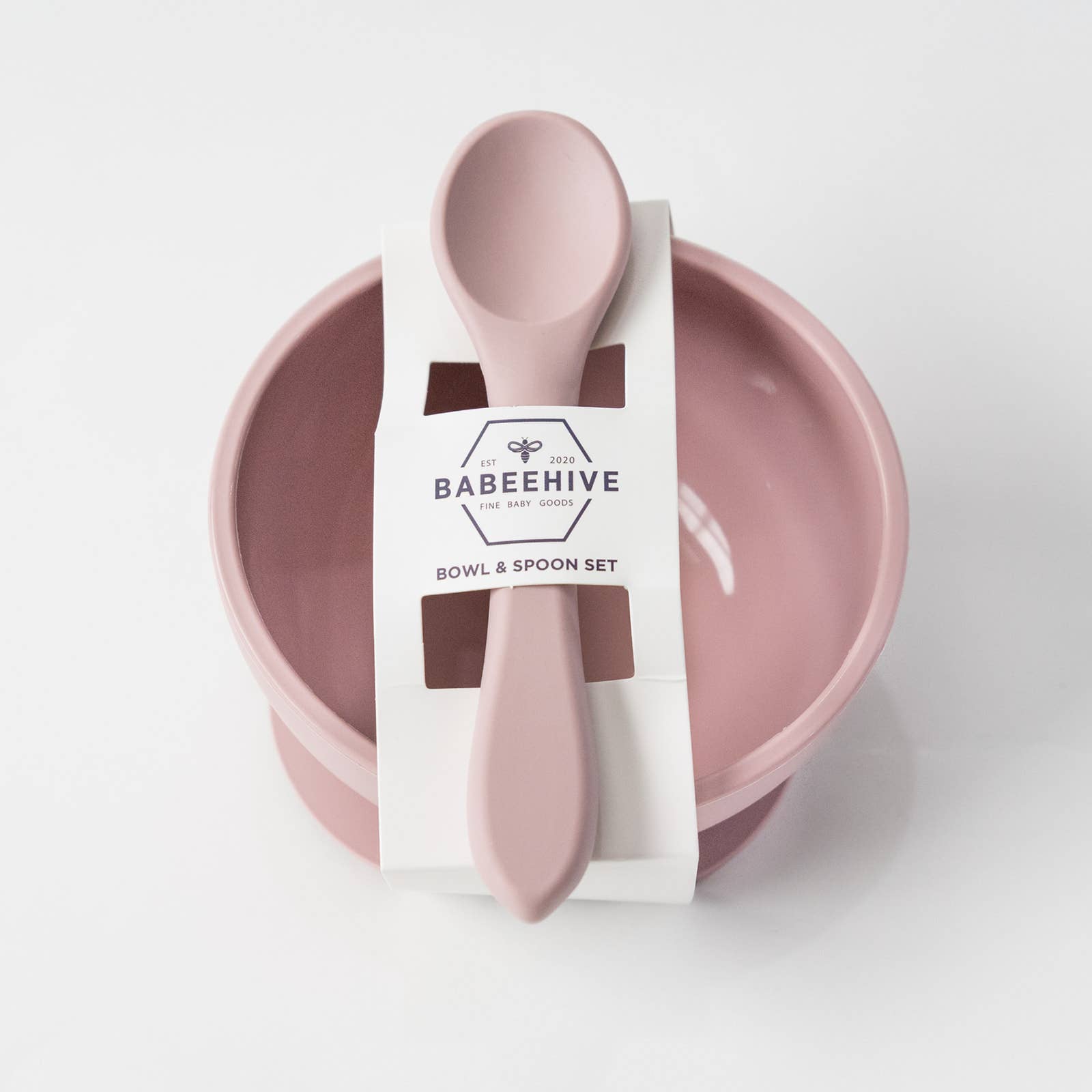 Babeehive Goods - Wholesale Feeding Set - Baby - Silicone Suction Bowl and Spoon Set8