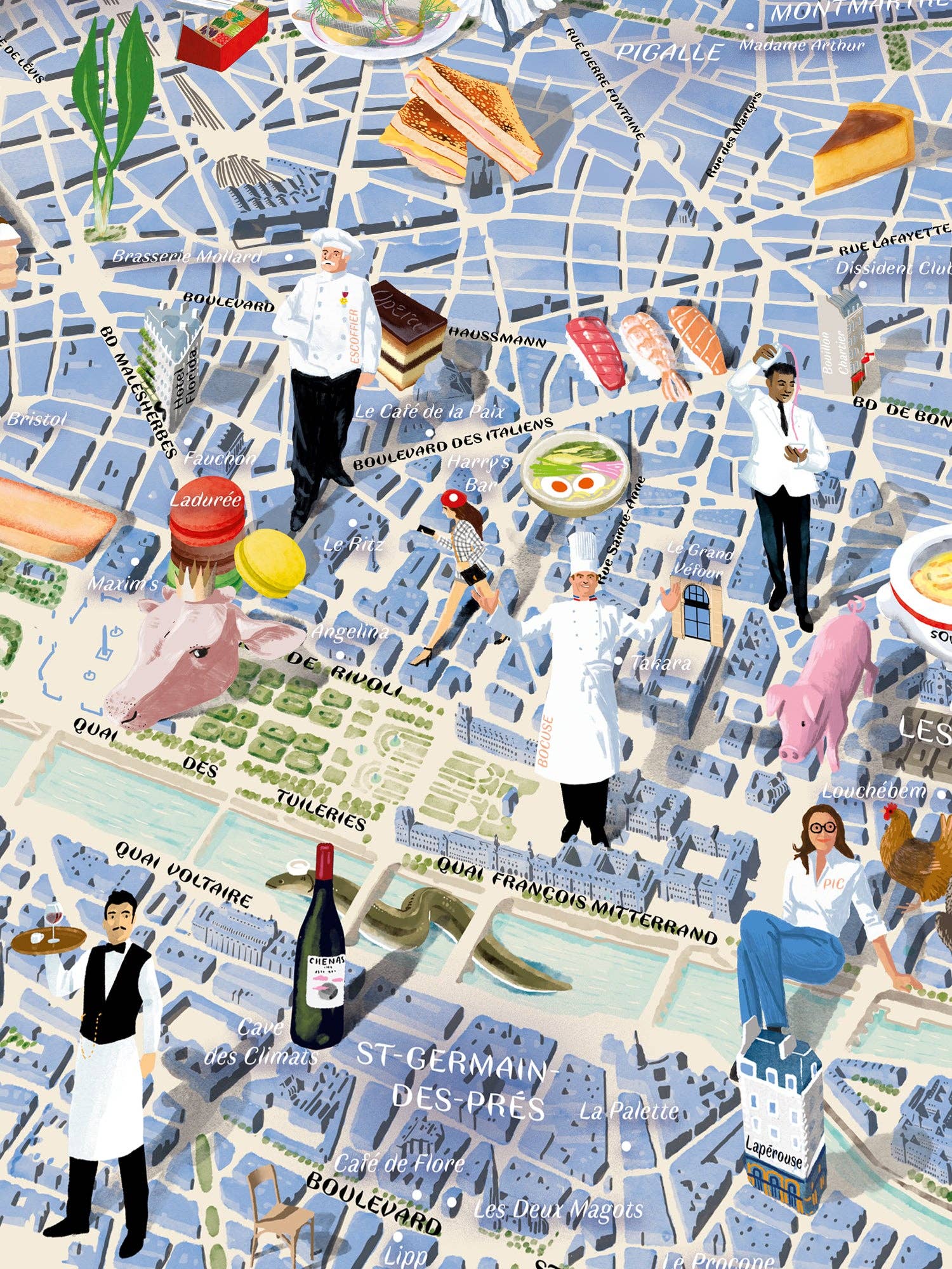 Water & Wines - Vente Puzzle – adulte - Puzzle gastronomique - Paris5